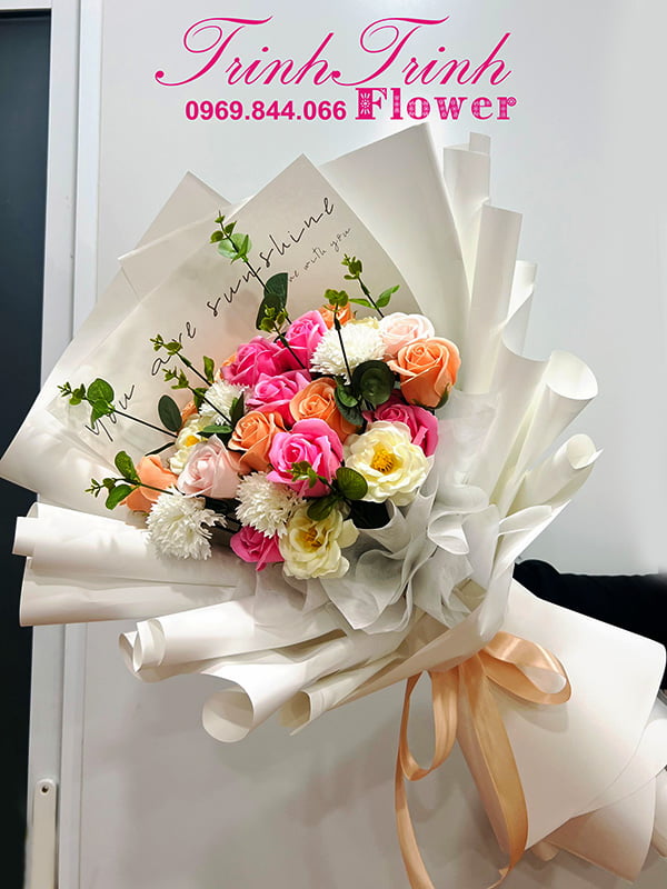 Bó Hoa Sáp Đẹp Của Shop Hoa Tươi Trinh Trinh - Shop Hoa Tươi Tân An, Long An Bhs-012