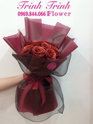 Bó hoa sáp đẹp của shop hoa tươi Trinh Trinh - Shop hoa tươi Tân An, Long An BHS-017
