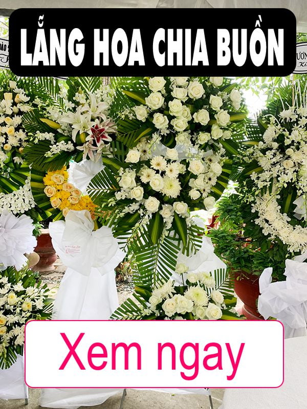 Lẵng Hoa Chia Buồn