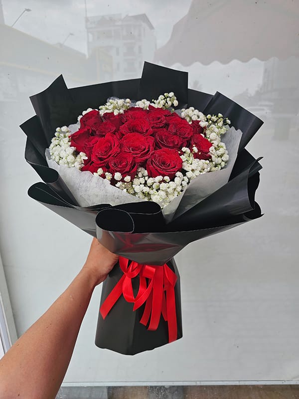 Bó Hoa Bht-118 3 Bó Hoa Hồng Đỏ Kiểu Tròn, Bó Hoa Sinh Nhật, Bó Hoa Tặng Nữ, Bó Hoa Chúc Mừng Của Shop Hoa Tươi Tân An, Long An | Tỉnh Tây Ninh Bht-118