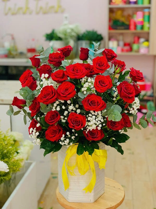 Giỏ Hoa Gcm-119 6 Giỏ Hoa Đẹp, Giỏ Hoa Hồng Đỏ, Giỏ Hoa Khai Trương, Giỏ Hoa Chúc Mừng, Giỏ Hoa Sinh Nhật Của Shop Hoa Tươi Tiệm Hoa Tươi Tân An, Long An | Tây Ninh Gcm-119